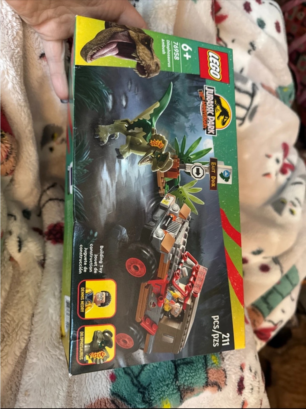 LEGO Jurassic Park Dilophosaurus Ambush 76958 30th Anniversary Retired NEW